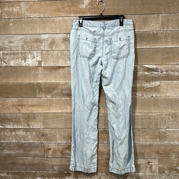 Pilcro and the letterpress by Anthropologie chambray denim pant size 30 - Picture 6 of 9